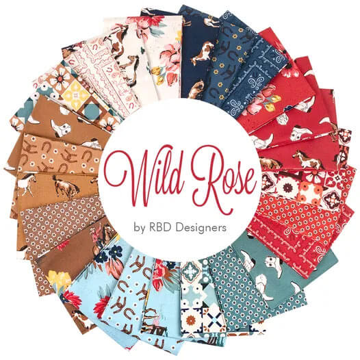 Wild Rose fabric collection by RBD Designers for Riley Blake