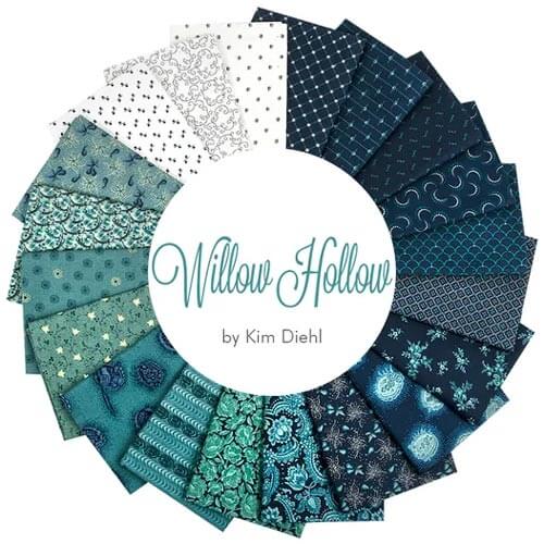 Willow Hollow fabric collection by Kim Diehl for Henry Glass
