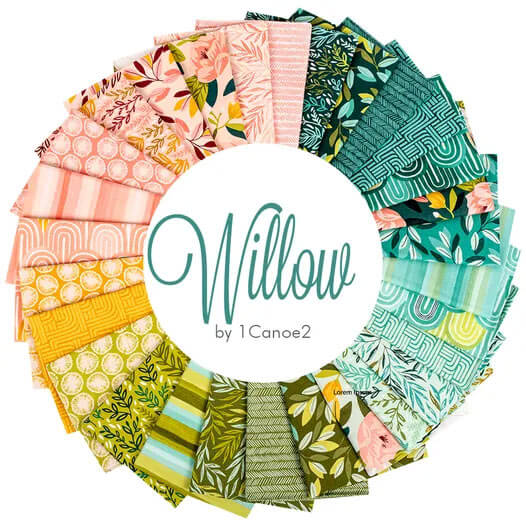Willow fabric collection by One Canoe Two for Moda
