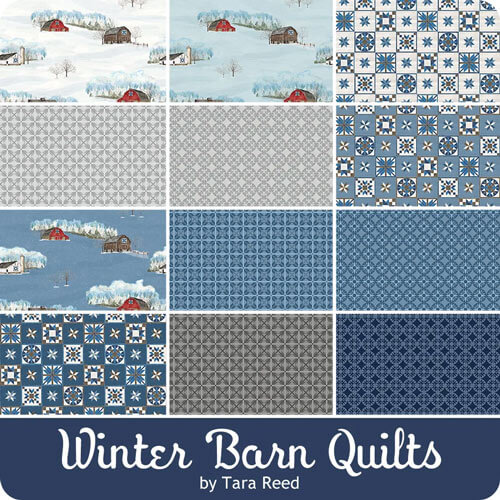 Winter Barn Quilts fabric collection by Tara Reed for Riley Blake