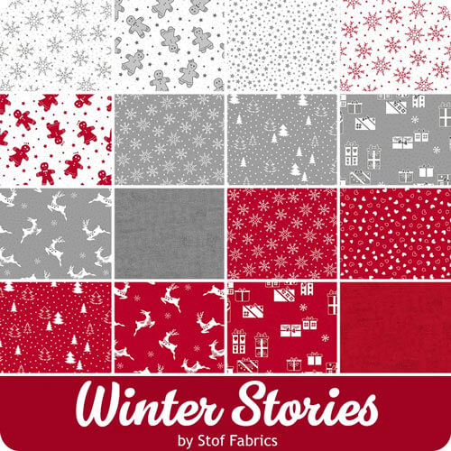 Winter Stories fabric collection by Stof Fabrics for Blank Quilting