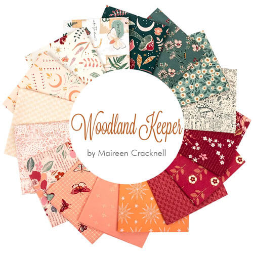 Woodland Keeper fabric collection by Maureen Cracknell for Art Gallery Fabrics