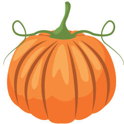 Fall pumpkin ready to turn into pie!