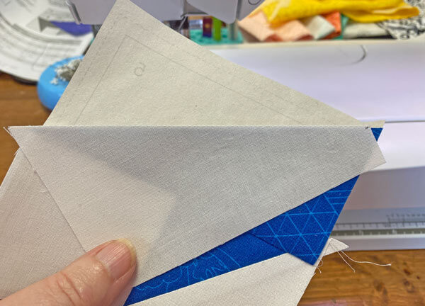 With RST, align the long edges of #4 and #5 With RST, align the long edges of #4 and #5