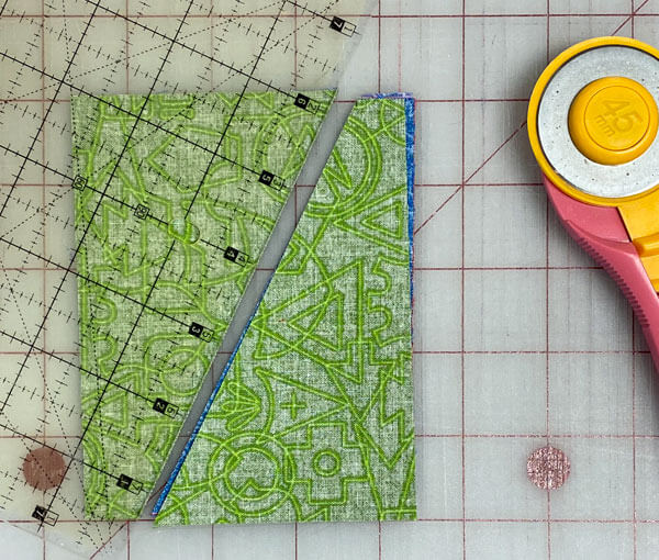 Subcutting the 'foot' #4 fabrics