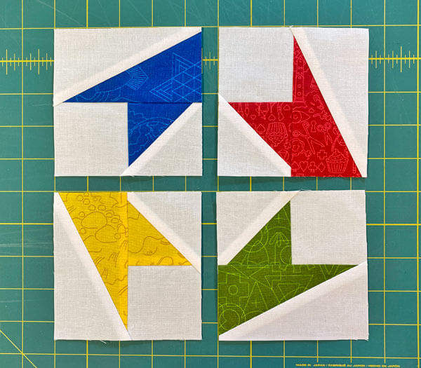 The units arranged in the Fancy Foot design The units arranged in the Fancy Foot design