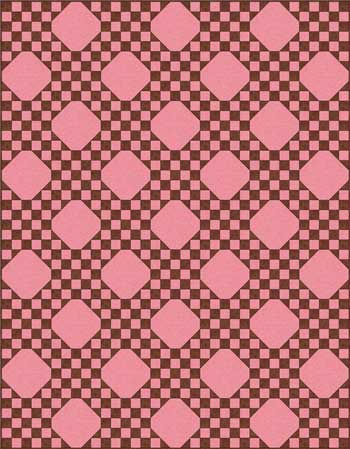Federal Chain Quilt Pattern - straight set