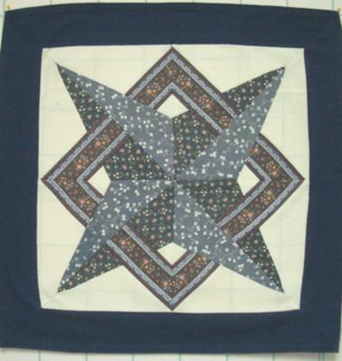 Starbound Blue and Border Fabric 15.5