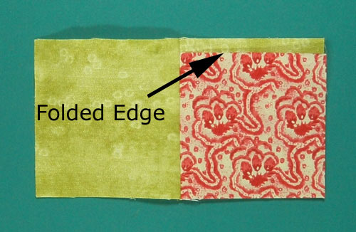 Fingerpress open the seam allowance Fingerpress open the seam allowance