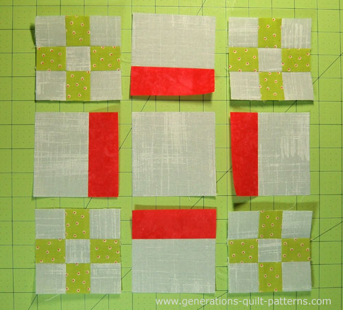 Arrange the units into rows Arrange the units into rows