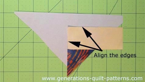 With RST align the edges of #1 and #2