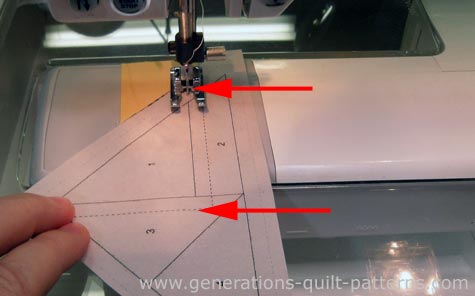 Stitch the first seam