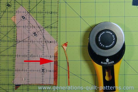 Trim to establish the placement line