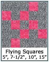 Flying Squares quilt block