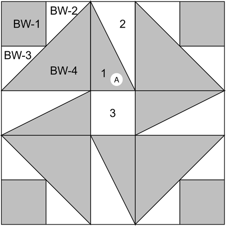 Follow the Leader quilt block design Follow the Leader quilt block design