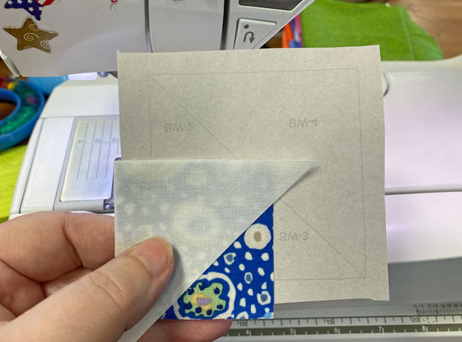 Position BW-2 right sides together with BW-1 Position BW-2 right sides together with BW-1