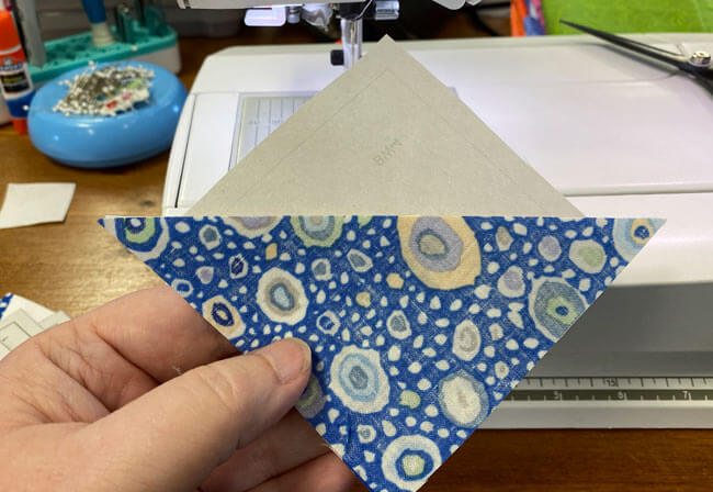 Position BW-4 right sides together with BW-1/BW-2/BW-3 Position BW-4 right sides together with BW-1/BW-2/BW-3