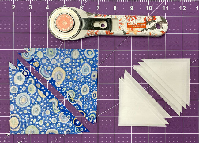 BW-2, BW-3, and BW-4 are cut in half once on the diagonal BW-2, BW-3, and BW-4 are cut in half once on the diagonal