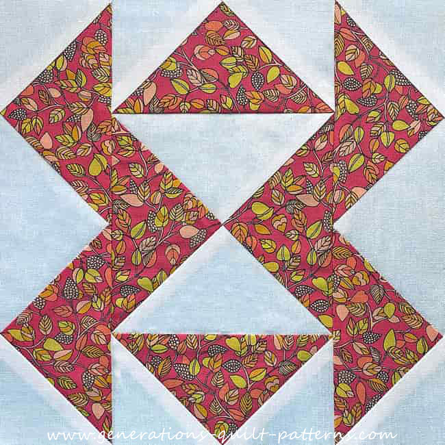 The Fool's Puzzle quilt block The Fool's Puzzle quilt block