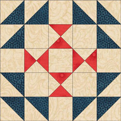 Foot Stool quilt bloc design