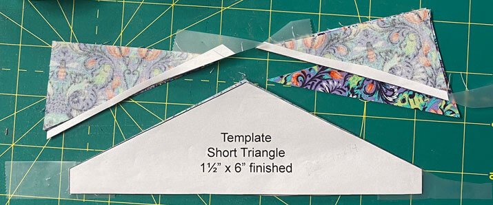 Subcutting Half Diamond Rectangle patches