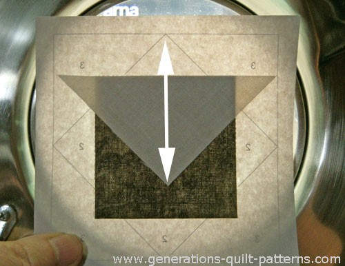 Match the edge of #2 to #1 Match the edge of #2 to #1