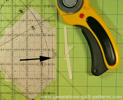 Trim away the excess from the #2 patches. Trim away the excess from the #2 patches.