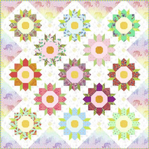 Complimentary Pattern for Chrysanthemum Quilt by Stacey Day