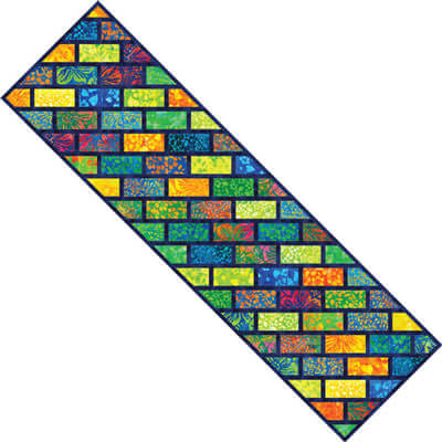 Complimentary Download for Cobblestones Runner by Elise Lea for RK for Robert Kaufman