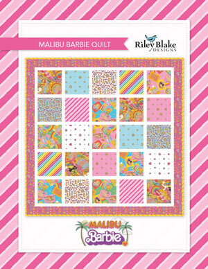 Complimentary Download for Malibu Barbie Quilt by Riley Blake Designs