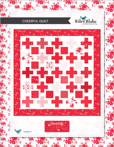 Complimentary Download for Cheerful Quilt by Carina Gardner for Riley Blake