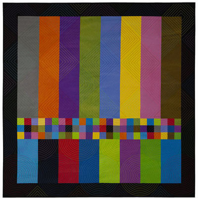 Color Bars quilt pattern by Jane Sassaman