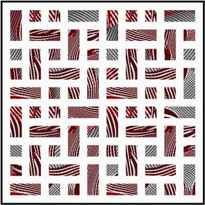 Complimentary Download for Mosiac Quilt by Carl Hentsch for Studio E, 52" square