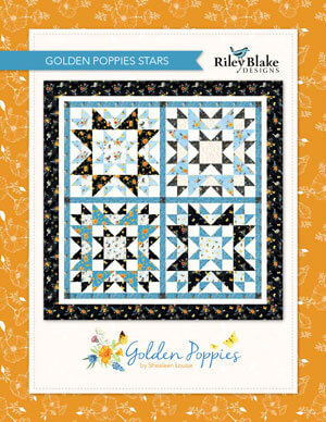 Complimentary Download for Golden Poppies Stars by RBD Designers for Riley Blake