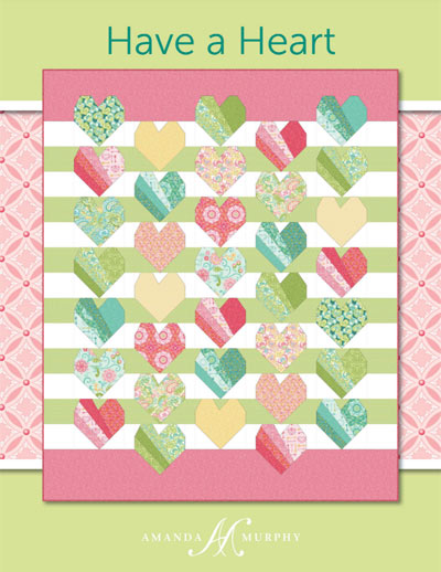 Have a Heart by Amanda Murphy for Benartex, 70&#189;" x 85&#189;"