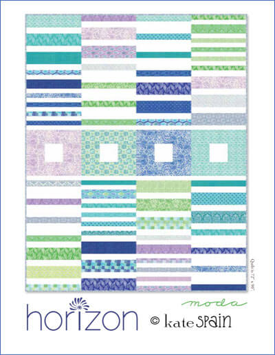 Horizon quilt pattern by Kate Spain