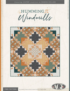 Complimentary Download for Humming Windmills by   for Art Gallery Fabrics