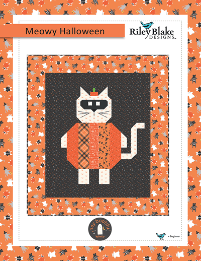 Complimentary Download for Meowy Halloween by  for Riley Blake