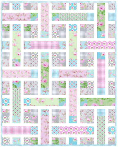 Mingled quilt pattern by Erica Jackman