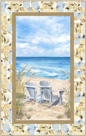 Complimentary Download for Ocean Breeze Wall Hanging, designed by Osie Lebowitz, 34&#189;" x 54&#189;"
