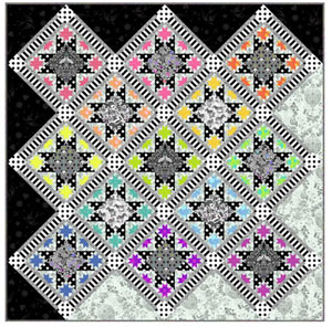 Complimentary pattern, Opening Night, from Free Spirit Fabrics