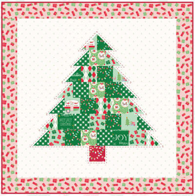 Complimentary download for Patchwork Tree Pillow by Riley Blake Designs