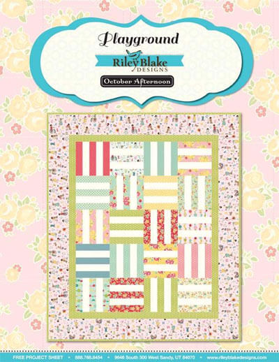 Playground quilt pattern by October Afternoon