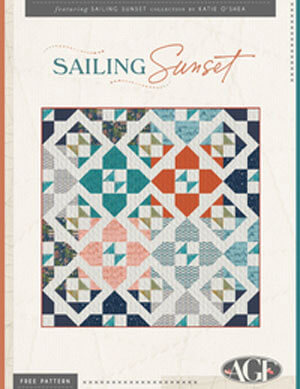 Complimentary Download for Sailing Sunset by   for Art Gallery Fabrics