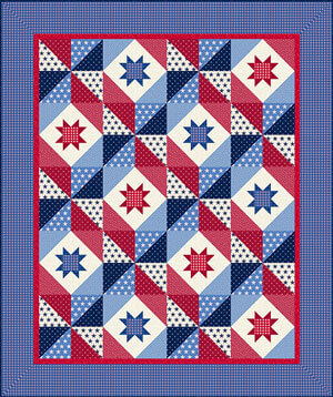 Complimentary Download for Salute to the Stars by Janet Houts, 62” x 74”