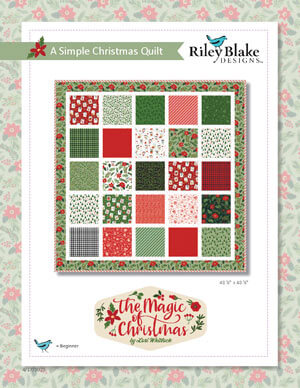 Complimentary Download for A Simple Christmas Quilt by RBD Designers for Riley Blake