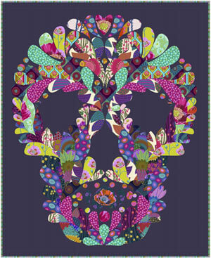 Complimentary pattern, Mr. Skellington from Free Spirit Fabrics