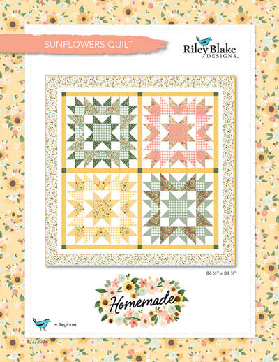 Complimentary Download for Sunflowers by RBD Designers for Riley Blake