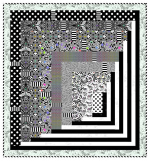 Complimentary pattern, Tunnel Vision, from Free Spirit Fabrics