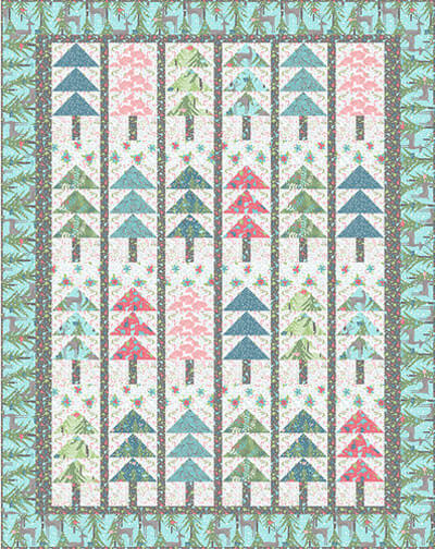 Complimentary download for Whispering Pines quilt pattern from Free Spirit